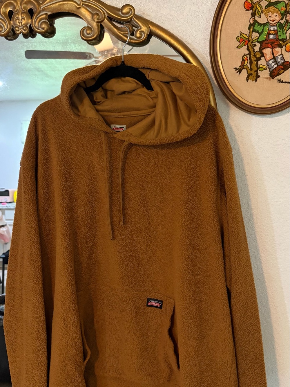 Dickies Caramel Brown Sherpa-Lined Hoodie